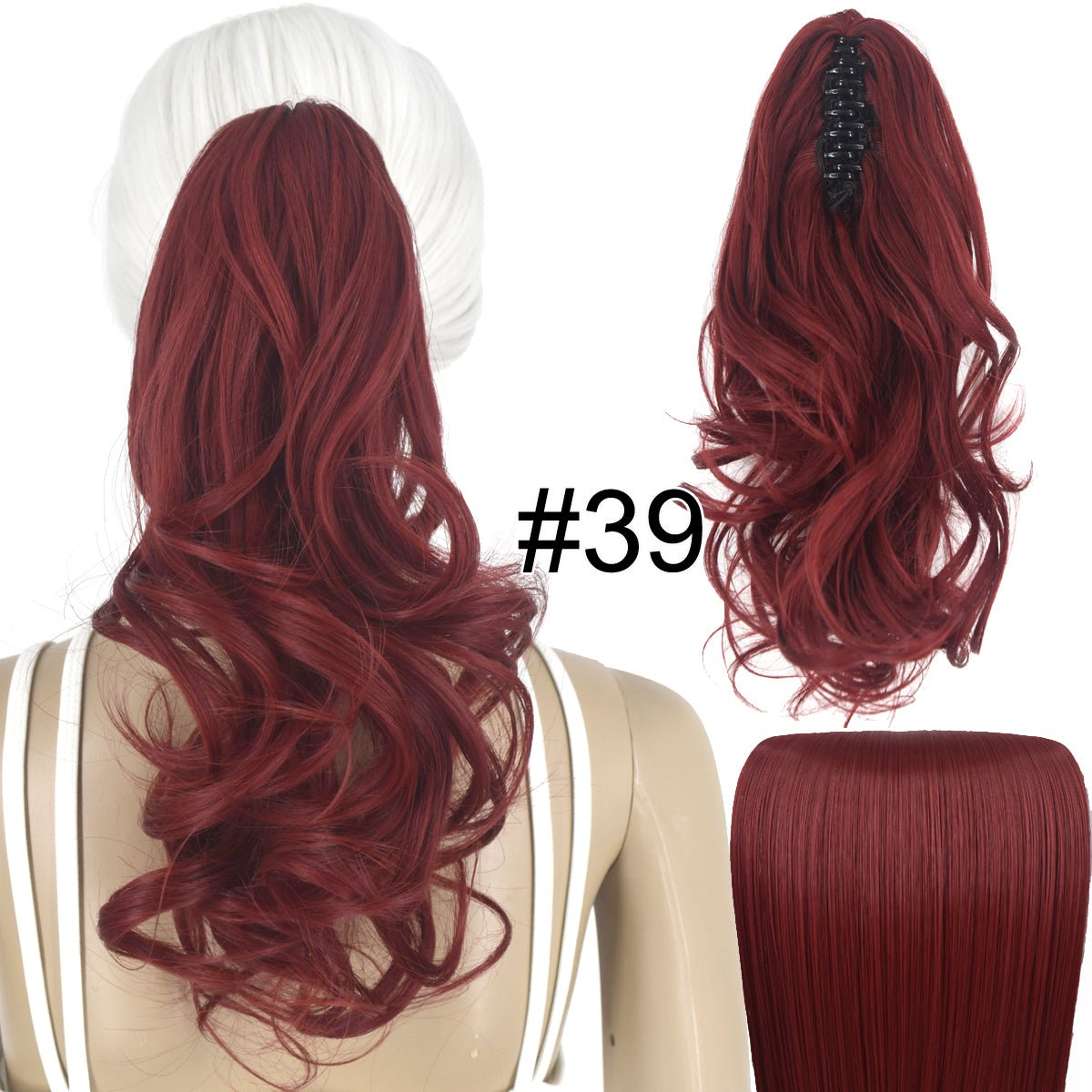 Wavy Claw Clip in Ponytail Hair Extensions